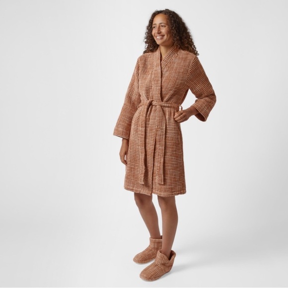 PARACHUTE Waffle Robe Terra Color